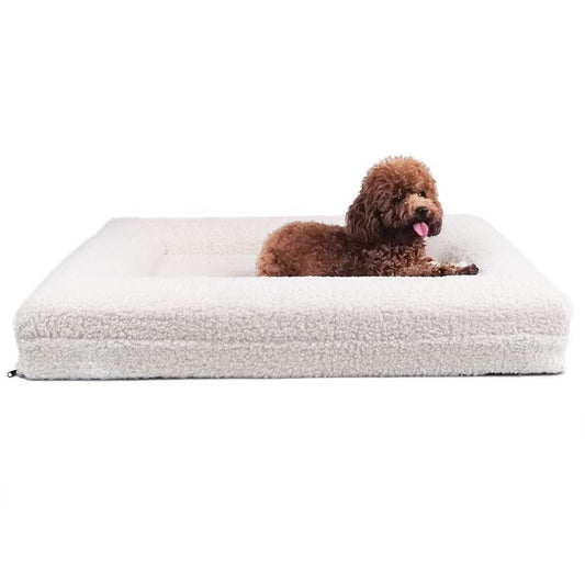 Durable Waterproof Removable Washable Cover Orthopedic  Foam Dog Pet Bed